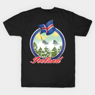 Iceland travel logo T-Shirt